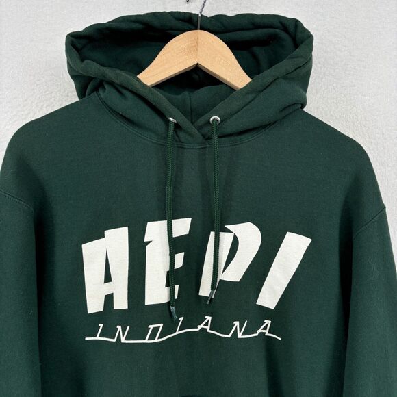 AEPI Hoodie Mens M Alpha Epsilon Pi IU Indiana University Fraternity Bloomington - Picture 4 of 13